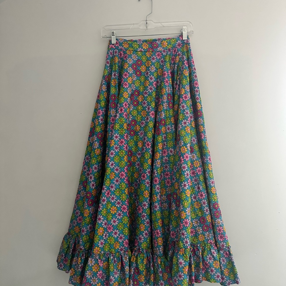Floral Maxi Skirt - Bright Multi
